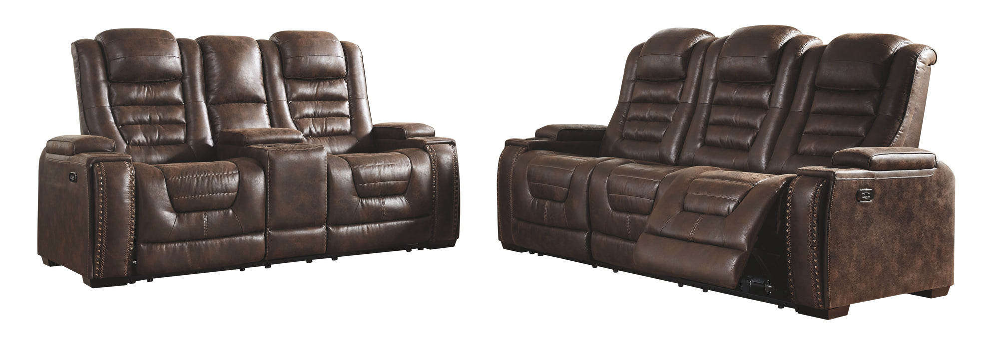 Game Zone Signature Design Contemporary 2-Piece Living Room Set