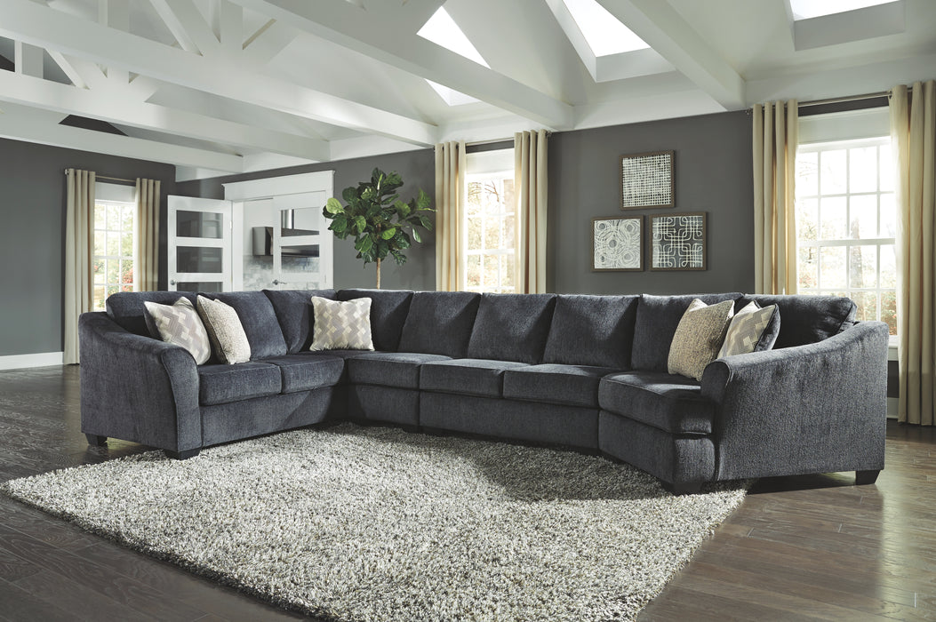 Eltmann Signature Design by Ashley 4-Piece Sectional with Cuddler