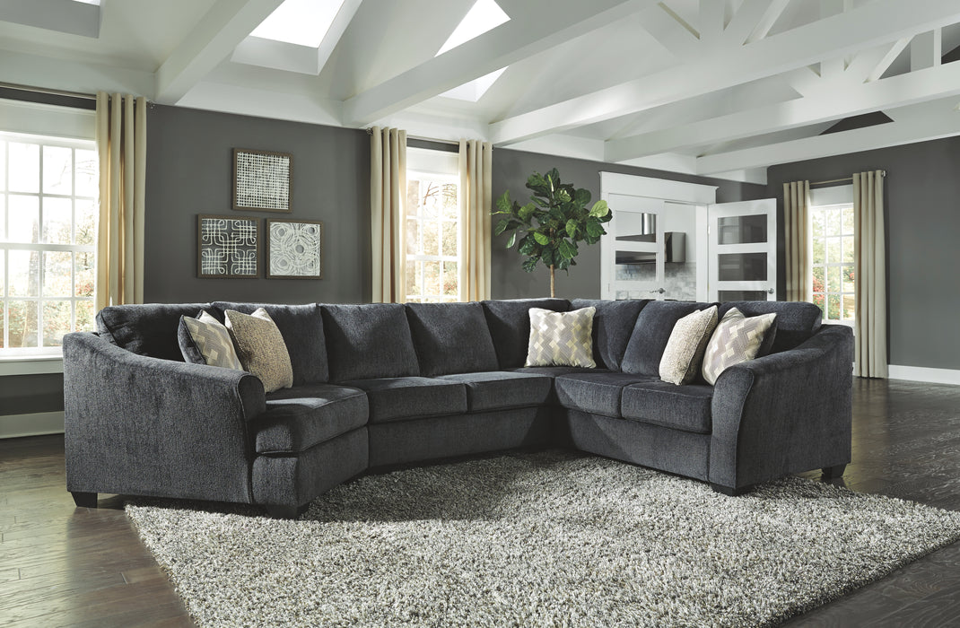 Eltmann Signature Design by Ashley 3-Piece Sectional with Cuddler