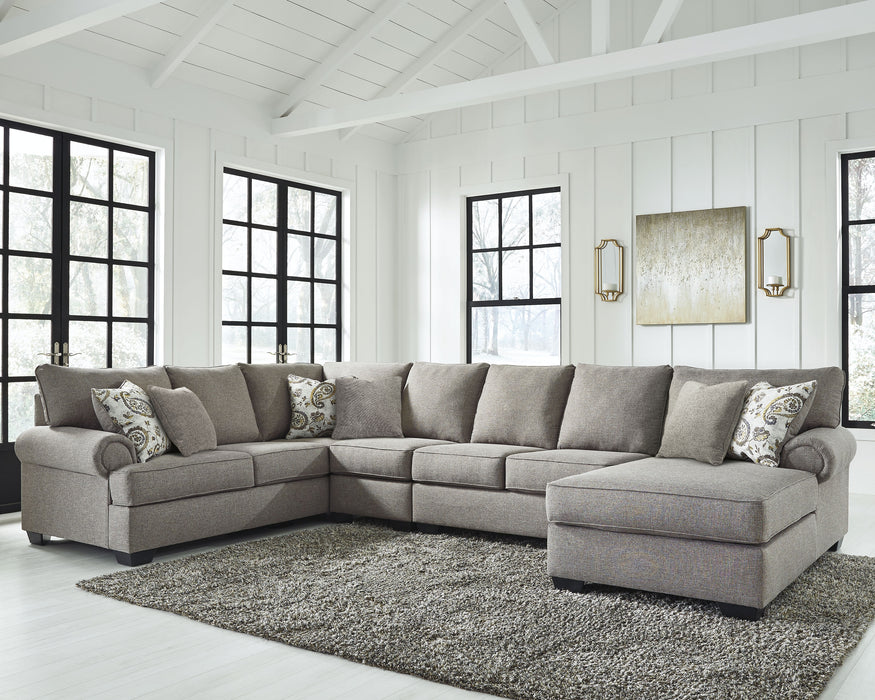 Renchen Benchcraft 4-Piece Sectional with Chaise