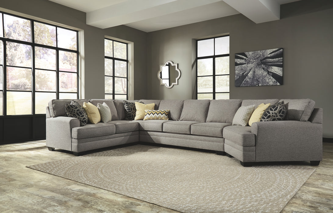 Cresson Benchcraft 4-Piece Sectional with Cuddler