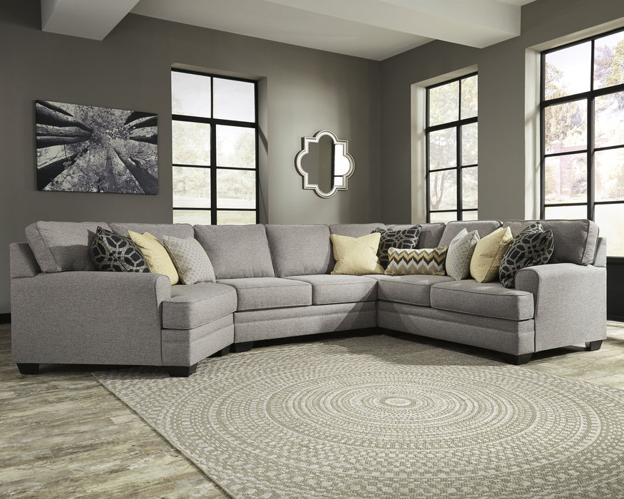 Cresson Benchcraft 4-Piece Sectional with Cuddler