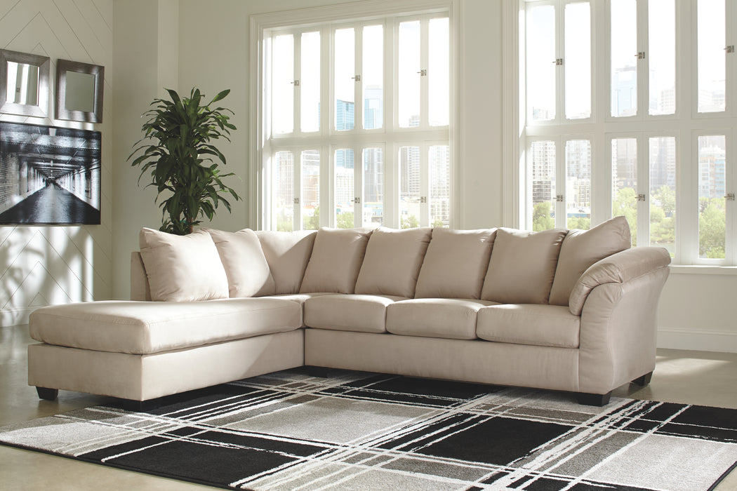 Darcy Signature Design by Ashley 2-Piece Sectional with Chaise