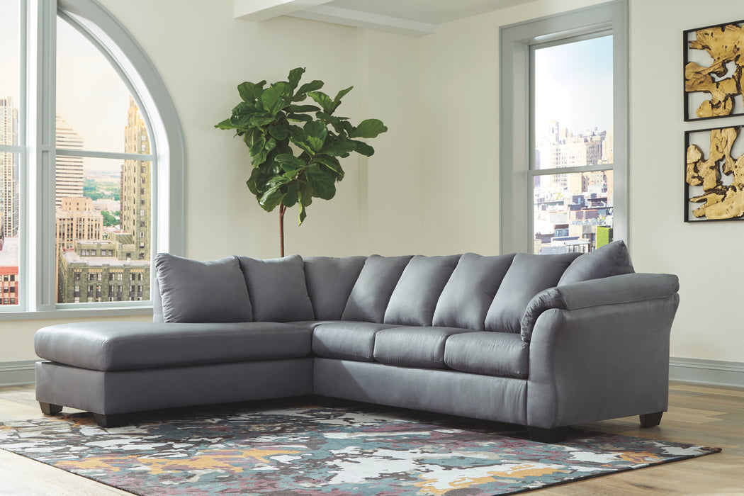 Darcy Signature Design by Ashley 2-Piece Sectional with Chaise