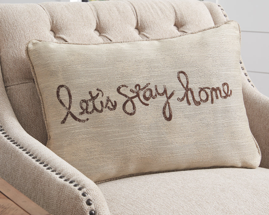 Lets Stay Home Signature Design by Ashley Pillow Set of 4