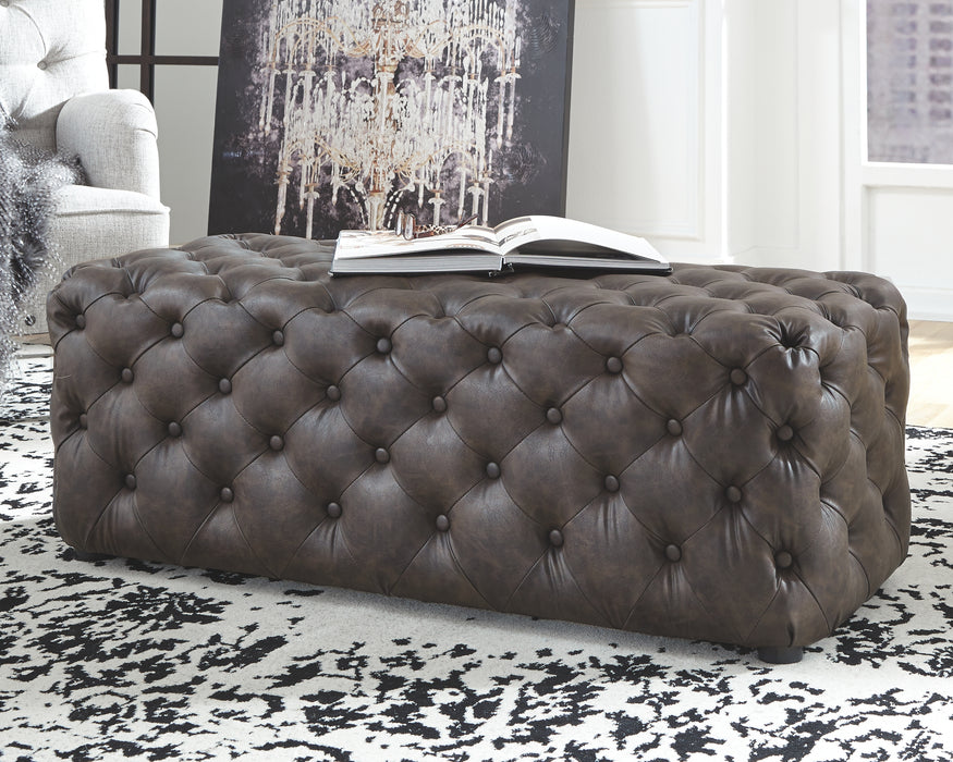 Lister Signature Design by Ashley Ottoman