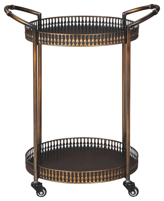 Clarkburn Signature Design by Ashley Bar Cart