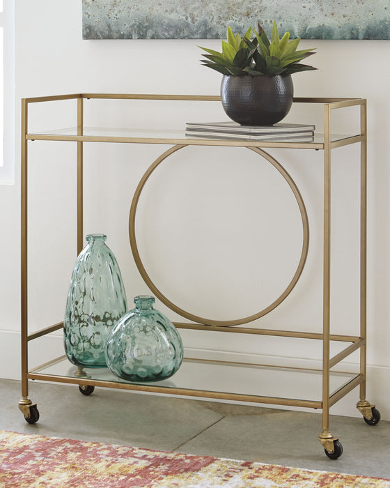 Jackford Signature Design by Ashley Bar Cart