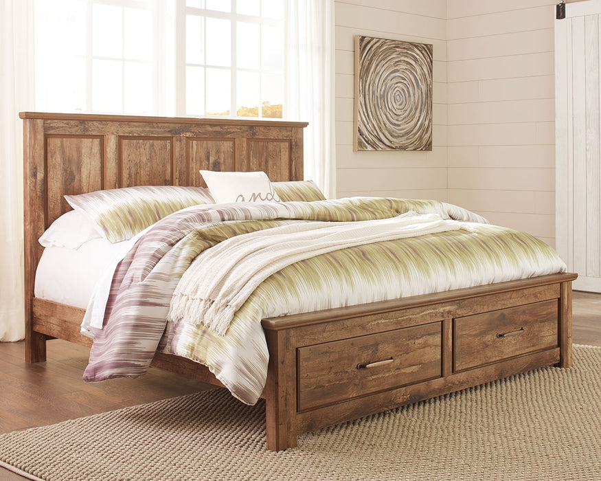 Blaneville Signature Design by Ashley Bed with 2 Storage Drawers