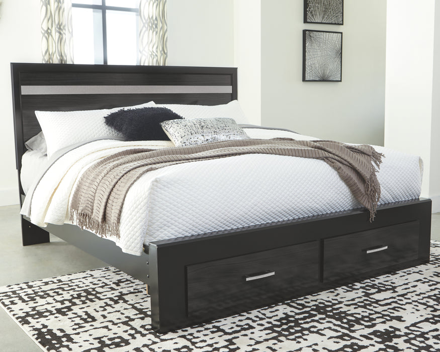 Starberry Signature Design by Ashley Bed with 2 Storage Drawers