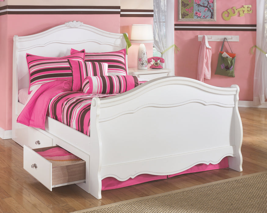 Exquisite Signature Design by Ashley Bed with 2 Storage Drawers