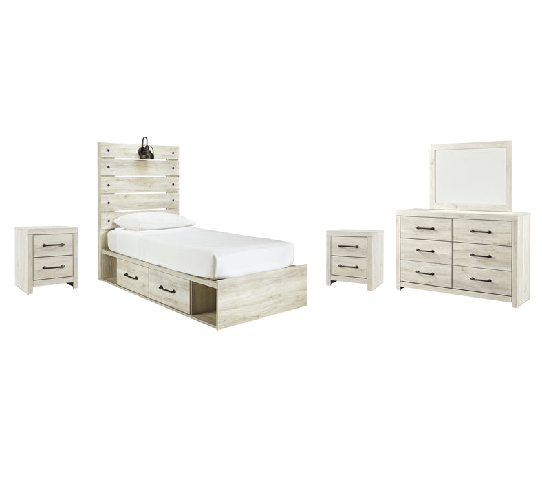 Cambeck Signature Design 7-Piece Youth Bedroom Set with 2 Storage Drawers