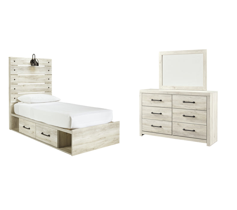 Cambeck Signature Design 5-Piece Youth Bedroom Set with 2 Storage Drawers