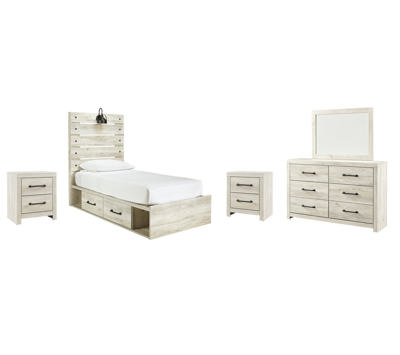 Cambeck Signature Design 7-Piece Youth Bedroom Set with 4 Storage Drawers