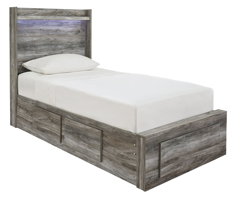 Baystorm Signature Design by Ashley Bed with 5 Storage Drawers