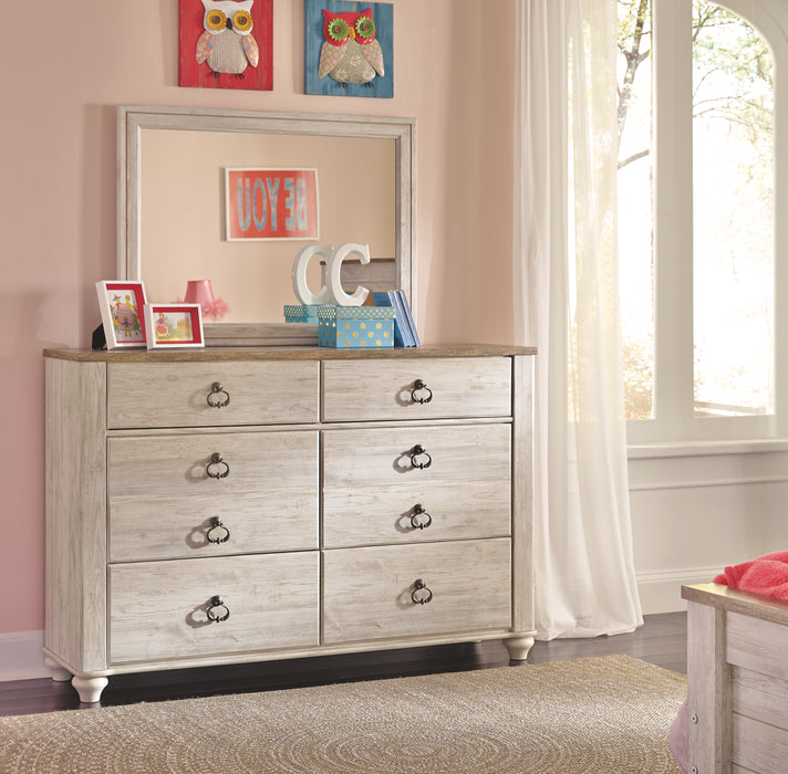 Willowton Signature Design by Ashley Youth Dresser and Mirror