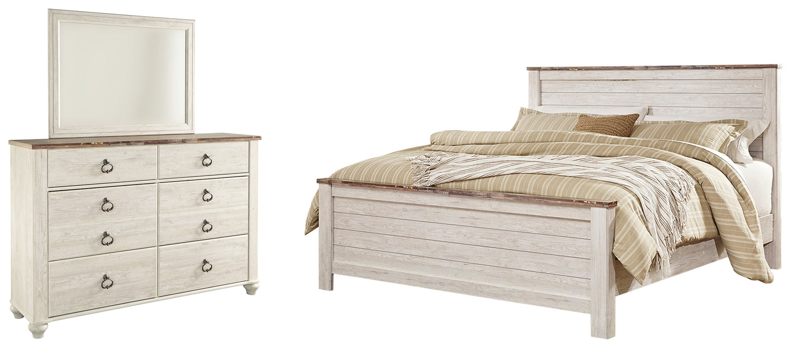 Willowton Signature Design 5-Piece Bedroom Set