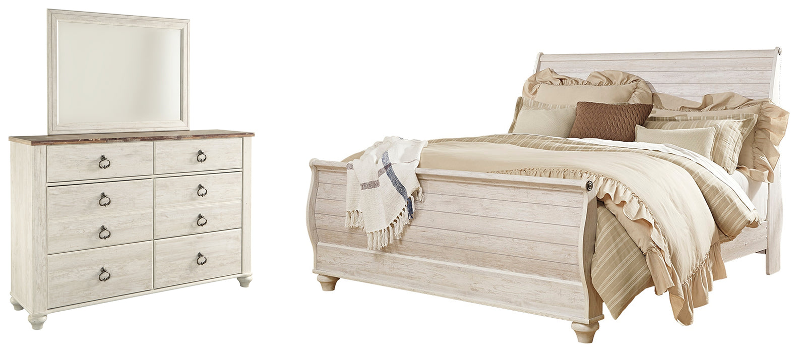 Willowton Signature Design 5-Piece Bedroom Set