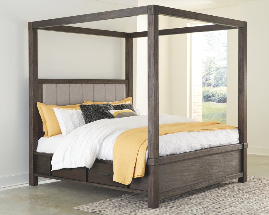 Dellbeck Millennium by Ashley Bed with 4 Storage Drawers