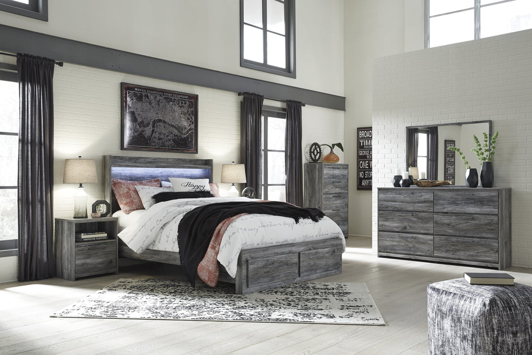 Baystorm Signature Design 5-Piece Bedroom Set with 2 Storage Drawers