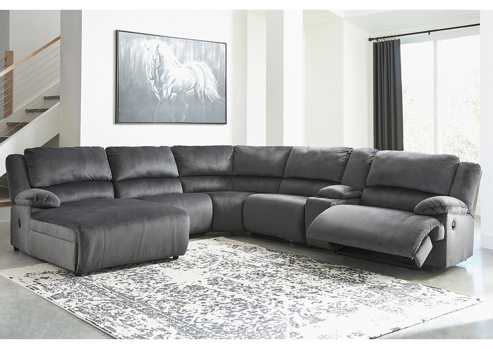 Clonmel Signature Design by Ashley 6-Piece Reclining Sectional