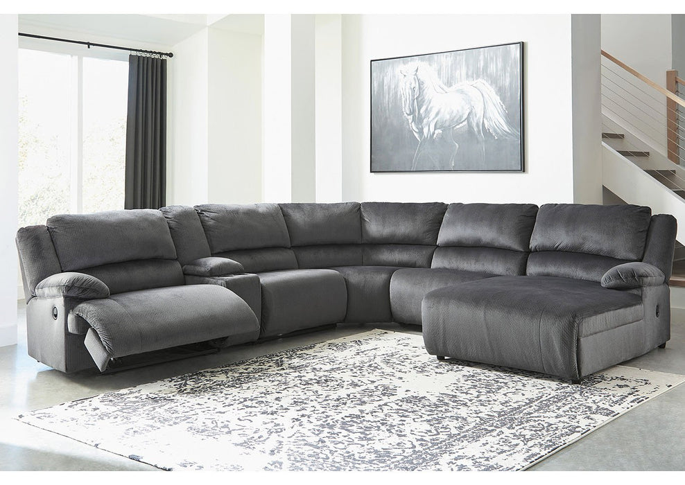 Clonmel Signature Design by Ashley 6-Piece Power Reclining Sectional