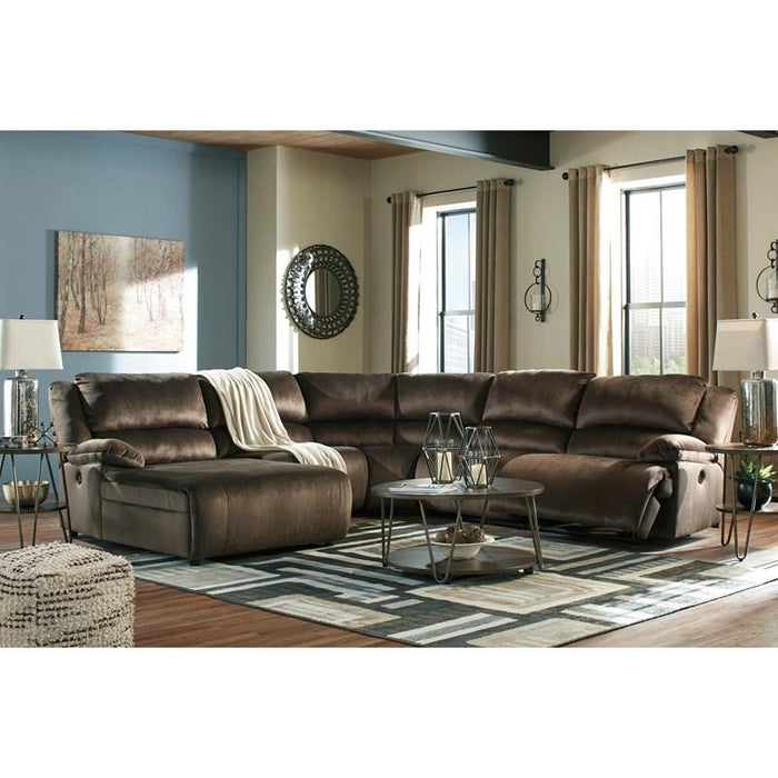 Clonmel Signature Design by Ashley 5-Piece Reclining Sectional