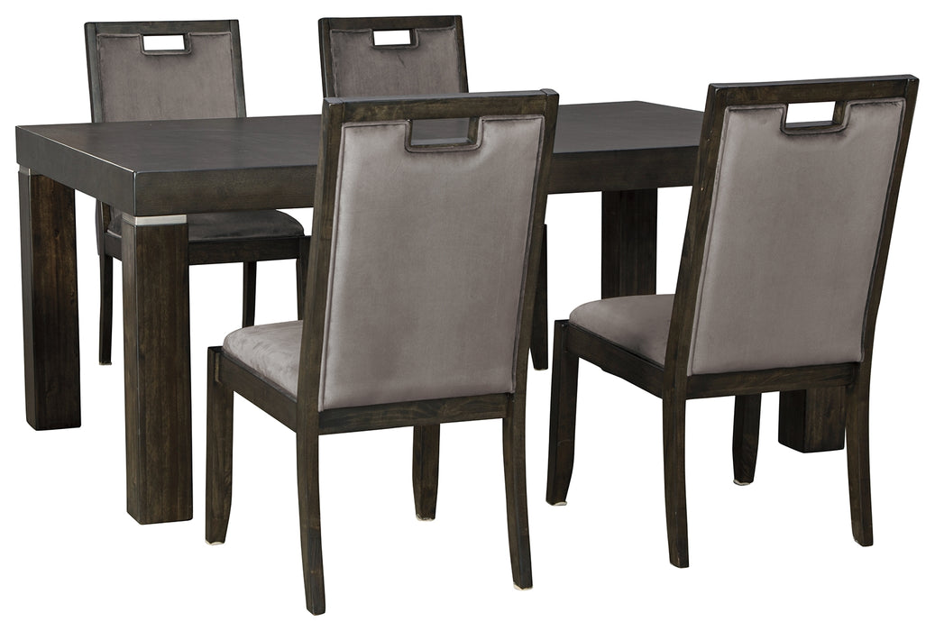 Hyndell Signature Design 5-Piece Dining Room Set