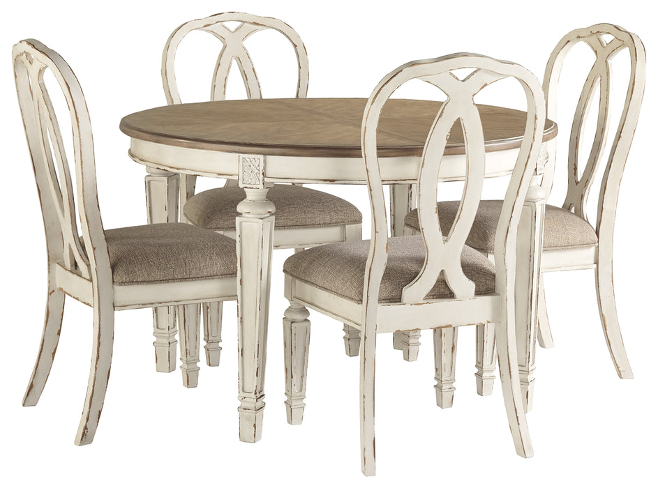 Realyn Signature Design 5-Piece Dining Room Set