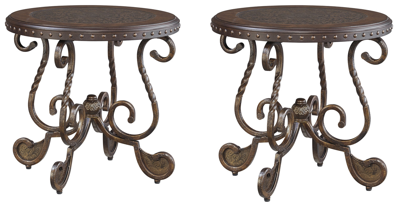 Rafferty Signature Design 2-Piece End Table Set