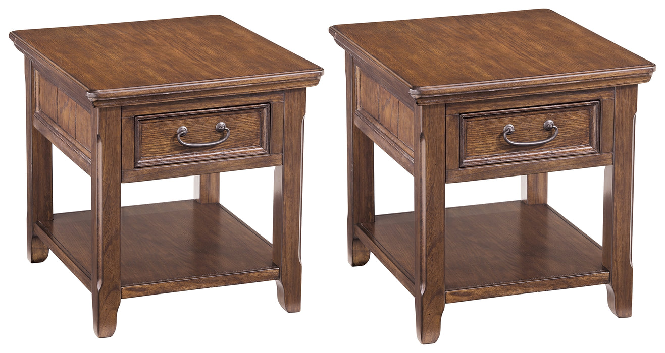 Woodboro Signature Design 2-Piece End Table Set