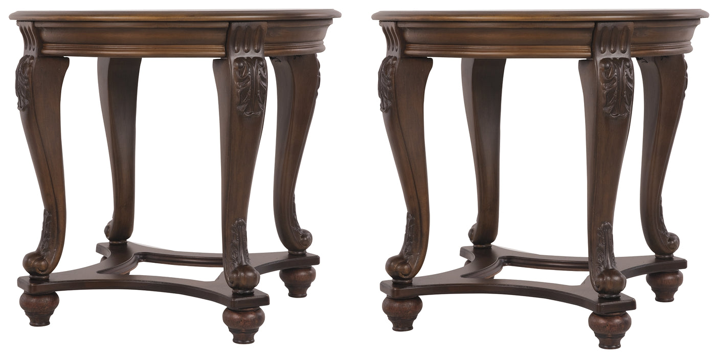 Norcastle Signature Design 2-Piece End Table Set