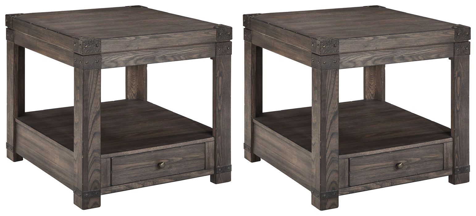 Burladen Signature Design 2-Piece End Table Set